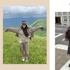 最最经典的格纹，也能穿